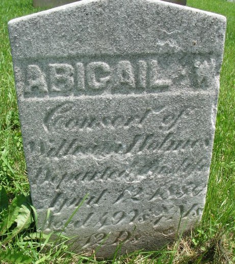 Abigail Howden tombstone
